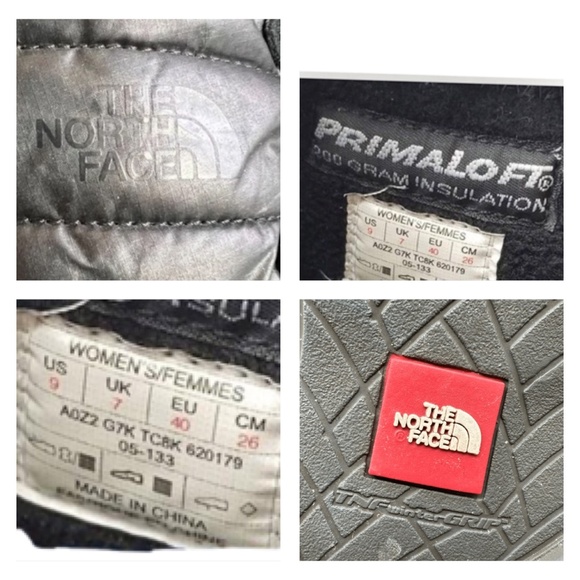 The North Face Black Jozie Purna Winter Boots, Sz 9 - Picture 14 of 14